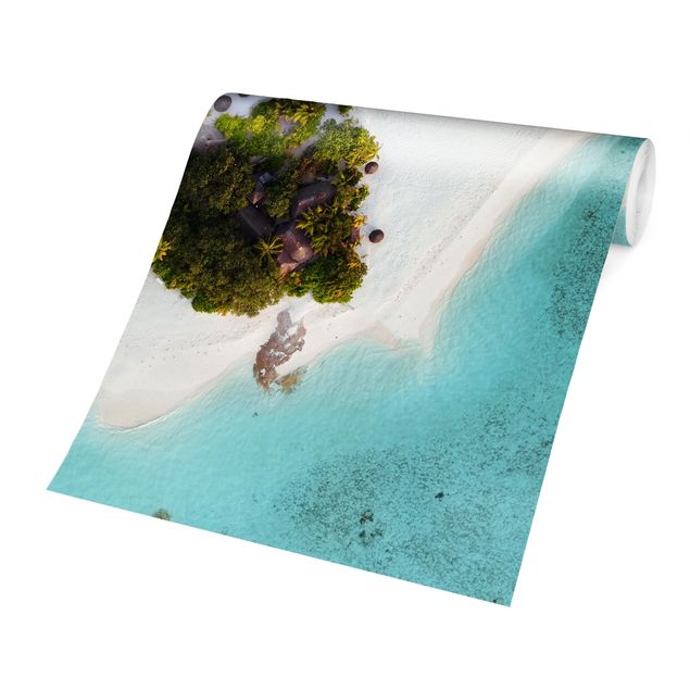 Wanddeko Esszimmer Ozeanparadies Malediven