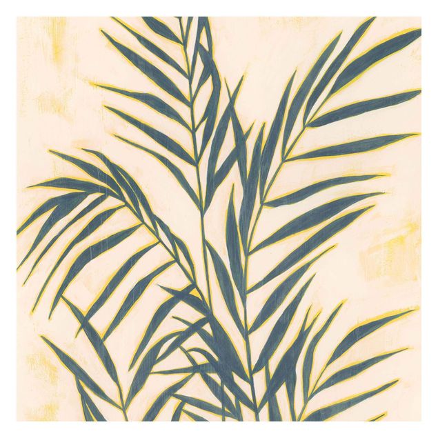 Wanddeko grün Palmenwedel im Sonnenlicht