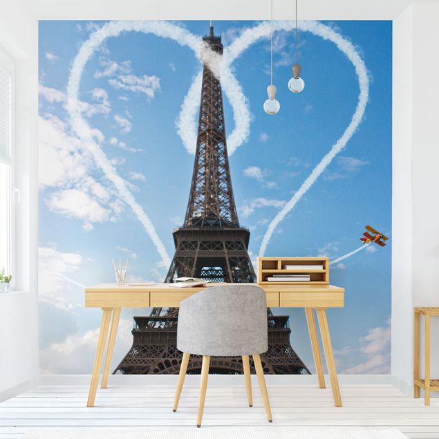 Wanddeko Wohnzimmer Paris - City of Love