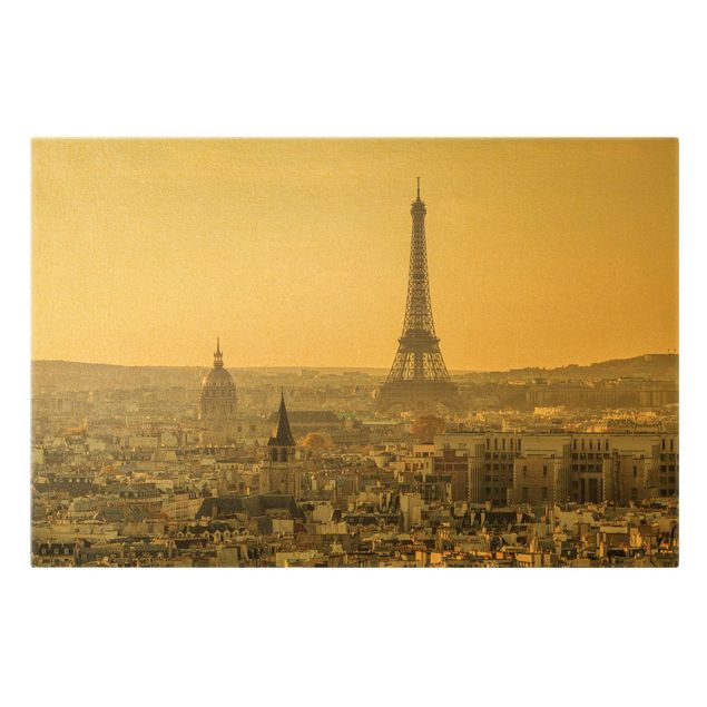 Leinwandbild Paris Paris im Morgengrauen