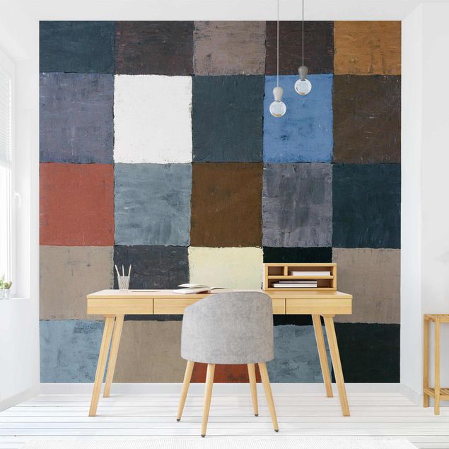 Wanddeko Wohnzimmer Paul Klee - Farbtafel