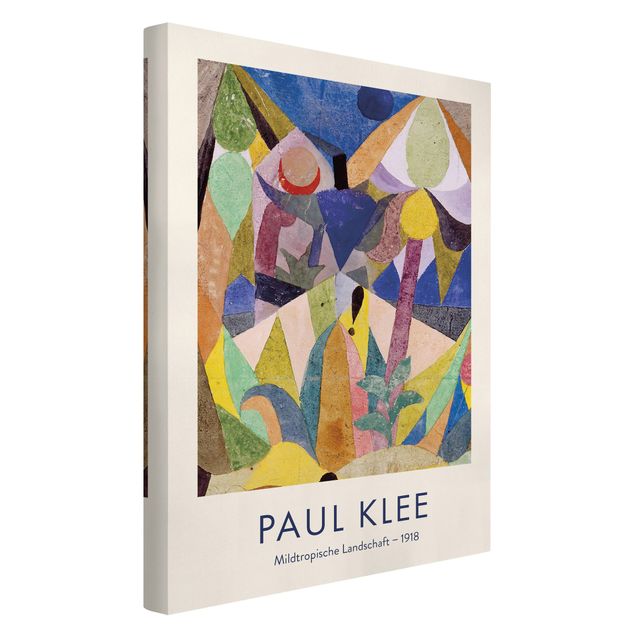 Kunststile Paul Klee - Mildtropische Landschaft - Museumsedition