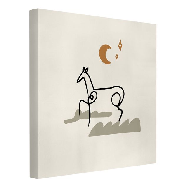Pferde Leinwand Picasso Interpretation - Das Pferd