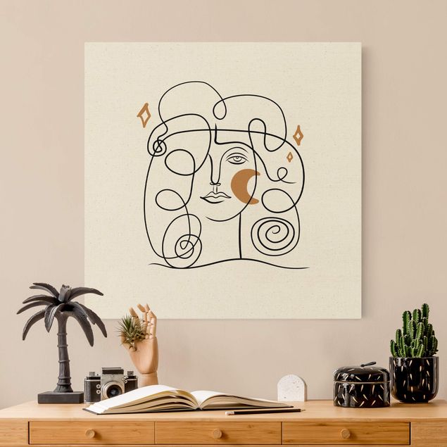 Wanddeko Wohnzimmer Picasso Interpretation - Die Muse II