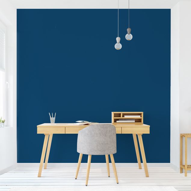 Wanddeko Schlafzimmer Preussisch-Blau