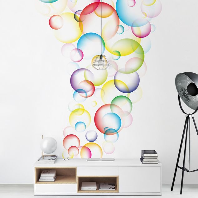 Wanddeko Jugendzimmer Rainbow Bubbles