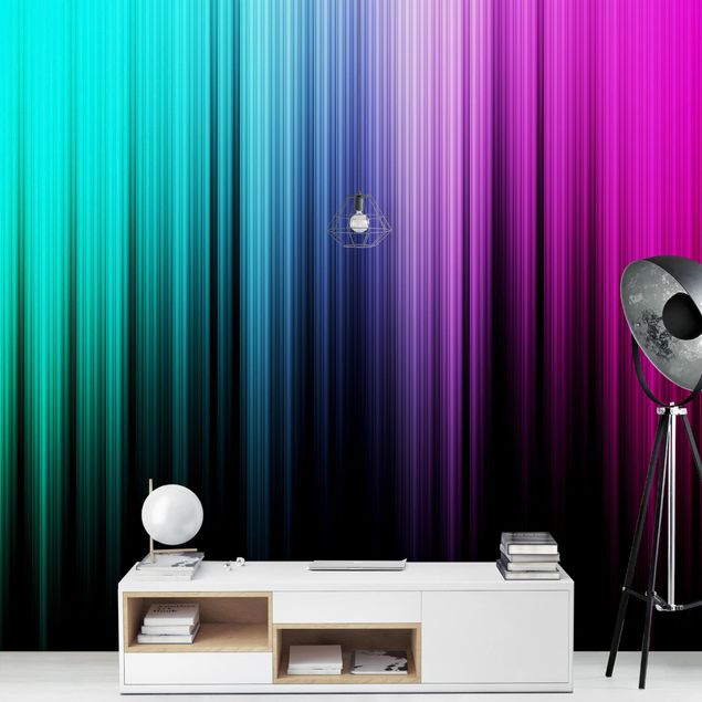 Wanddeko Wohnzimmer Rainbow Display