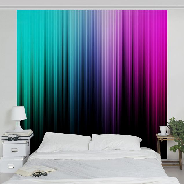 Wanddeko Schlafzimmer Rainbow Display