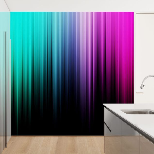 Wanddeko Flur Rainbow Display