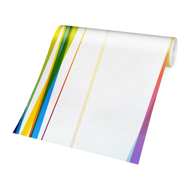 Deko Streifen Rainbow Stripes