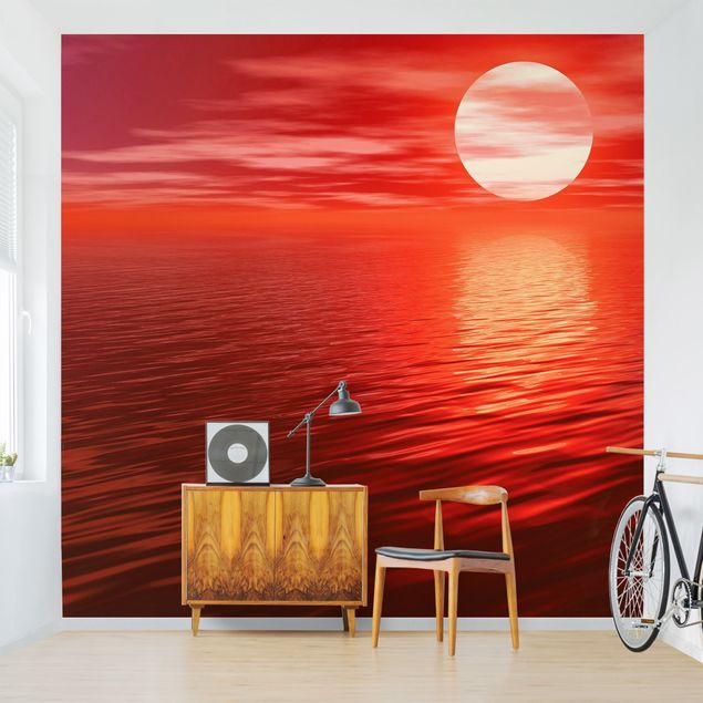 Wanddeko Schlafzimmer Red Sunset