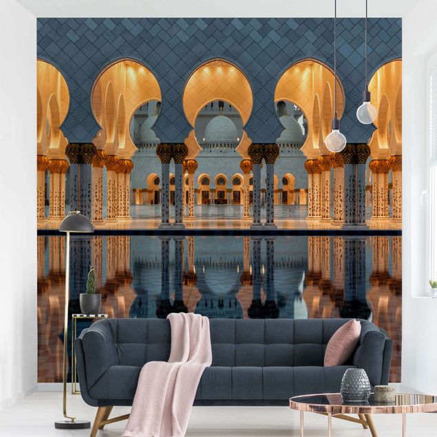 Wanddeko 3D Reflexionen in der Moschee
