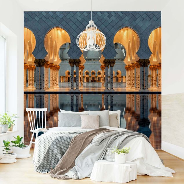 Wanddeko Wohnzimmer Reflexionen in der Moschee