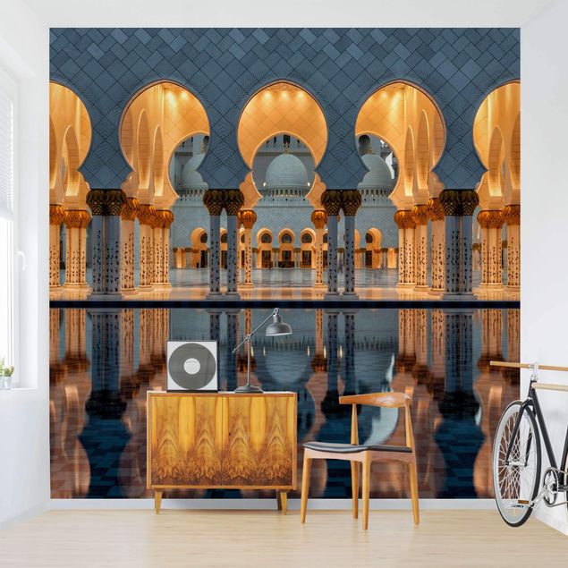 Wanddeko Schlafzimmer Reflexionen in der Moschee
