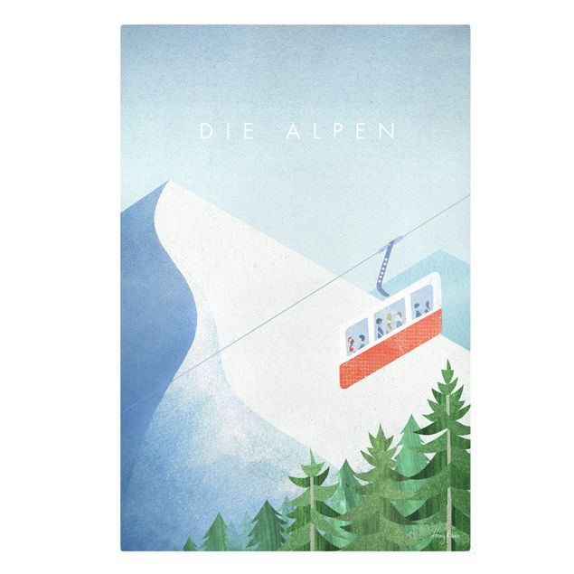Wandbilder Schweiz Reiseposter - Alpen