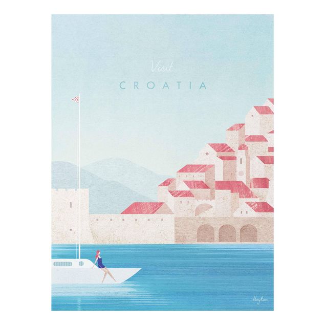 Wanddeko Büro Reiseposter - Croatia