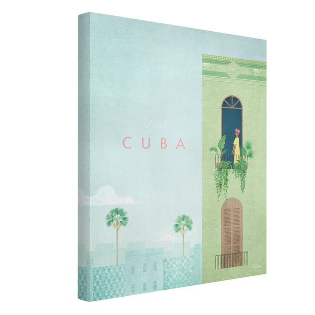 Wanddeko Esszimmer Reiseposter - Cuba
