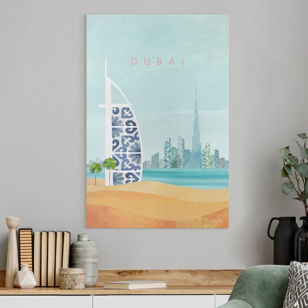 Wandbilder Asien Reiseposter - Dubai