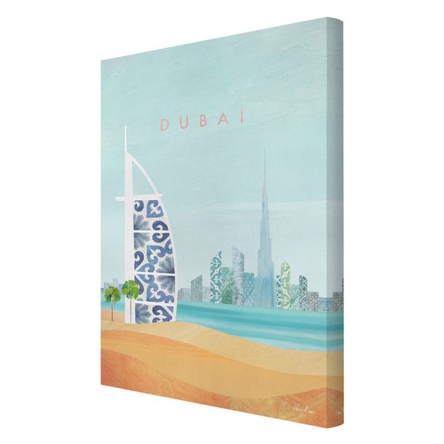 Leinwand Dubai Reiseposter - Dubai