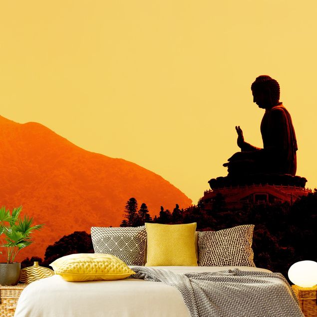 Wanddeko Schlafzimmer Resting Buddha