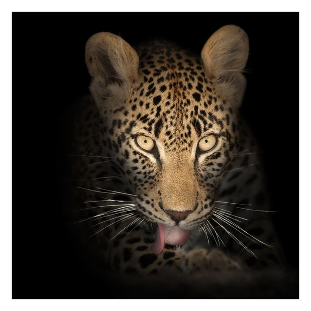 Wanddeko Esszimmer Resting Leopard