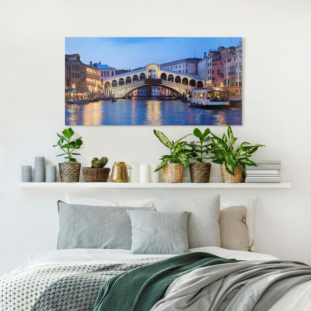 Wandbilder Italien Rialtobrücke in Venedig