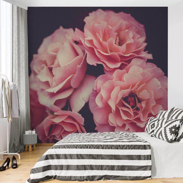 Wanddeko Wohnzimmer Rosenträume