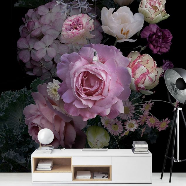 Wanddeko Flur Rosentraum Bouquet