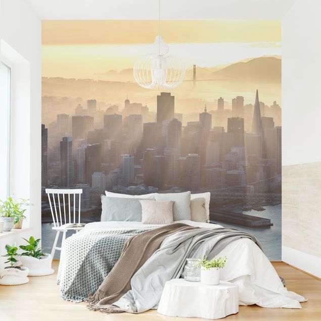 Wanddeko Wohnzimmer San Francisco im Morgengrauen