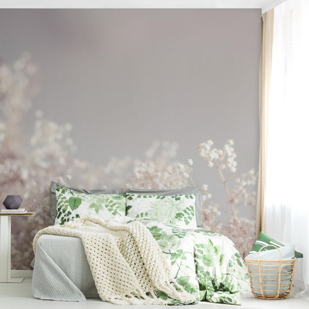 Wanddeko Wohnzimmer Sanfter Blütentraum