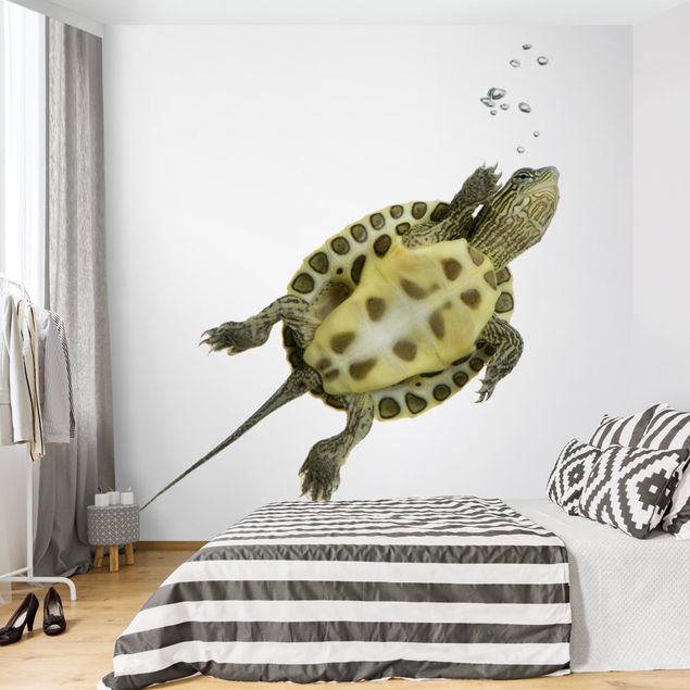 Wanddeko Mädchenzimmer Schwimmende Schildkröte
