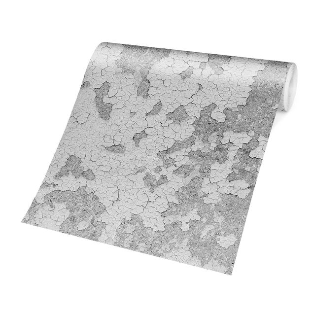 Wanddeko Esszimmer Shabby Putz in Grau