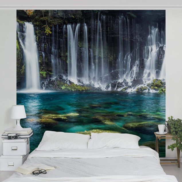Wanddeko Wohnzimmer Shiraito Wasserfall