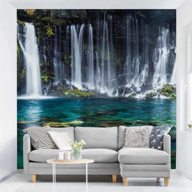 Wanddeko Schlafzimmer Shiraito Wasserfall