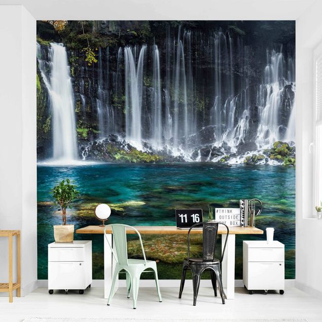 Wanddeko Esszimmer Shiraito Wasserfall