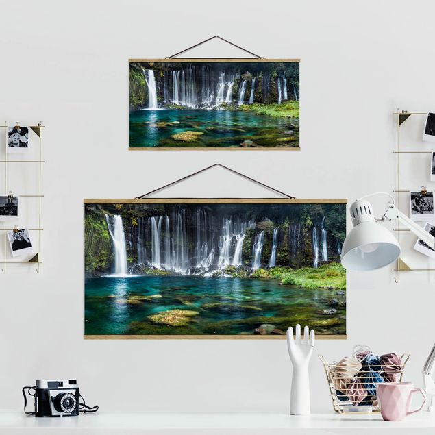 Wanddeko Büro Shiraito Wasserfall