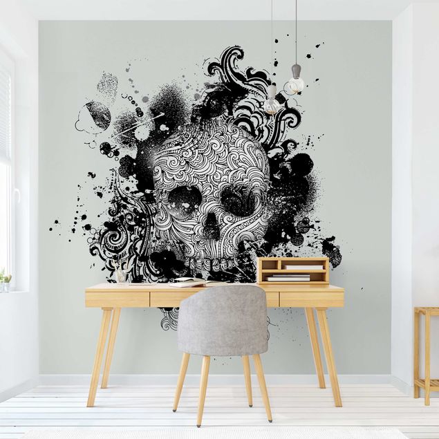 Wanddeko Jugendzimmer Skull