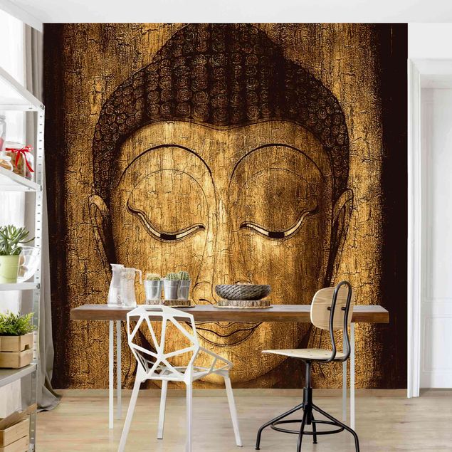 Wanddeko Schlafzimmer Smiling Buddha