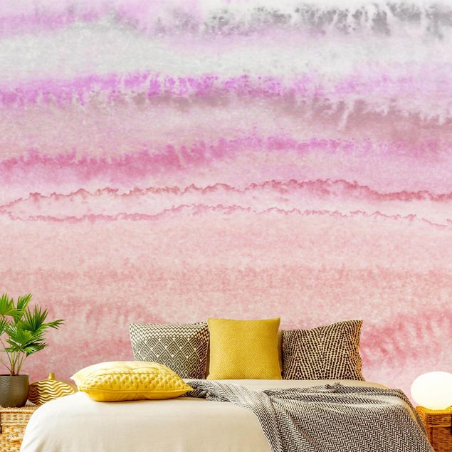 Wanddeko Esszimmer Spiel der Farben in Pink