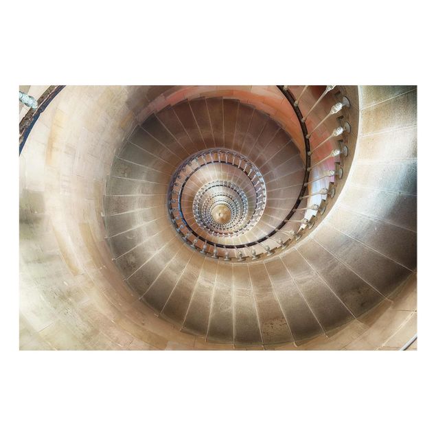 Wanddeko Esszimmer Spiralförmiger Treppenaufgang in Chicago