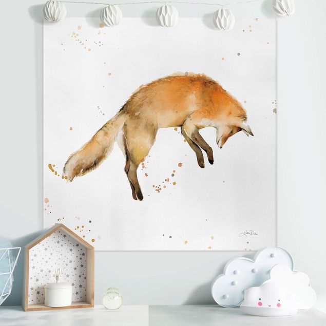 Deko Kinderzimmer Springender Fuchs