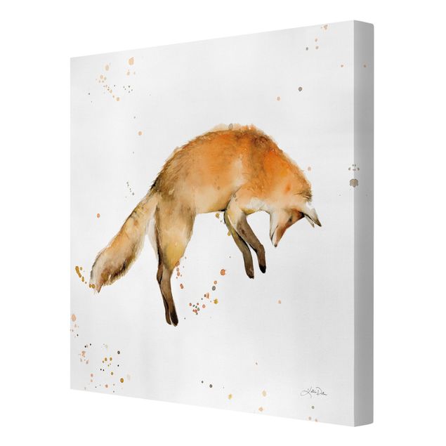 Wohndeko Malerei Springender Fuchs