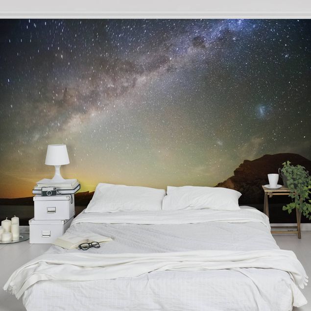Wanddeko Wohnzimmer Sternenhimmel über dem Meer