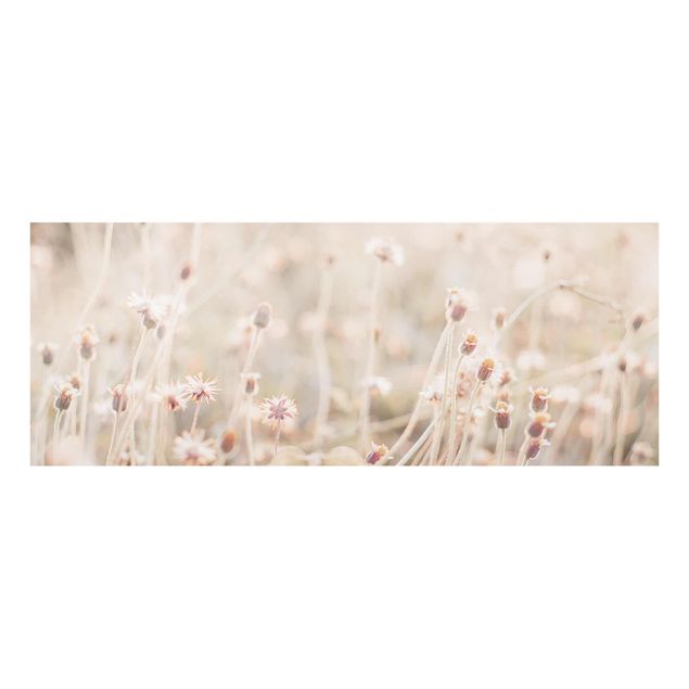 Wanddeko Esszimmer Strahlende Blumenwiese
