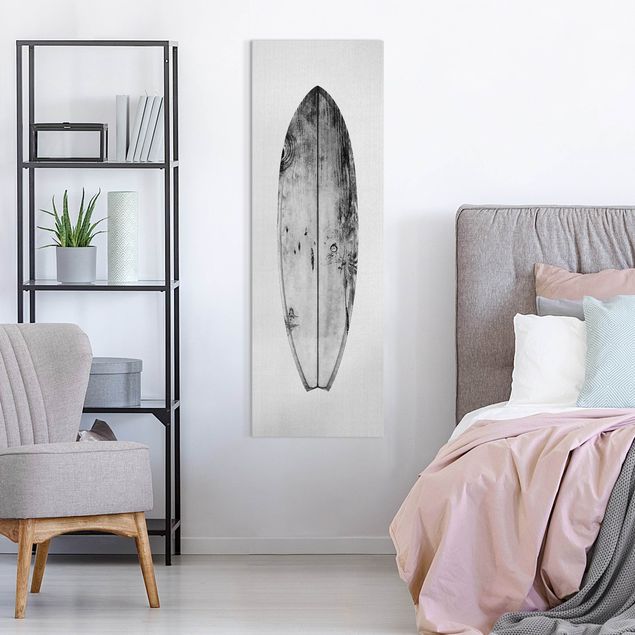 Wanddeko Schlafzimmer Surfboard