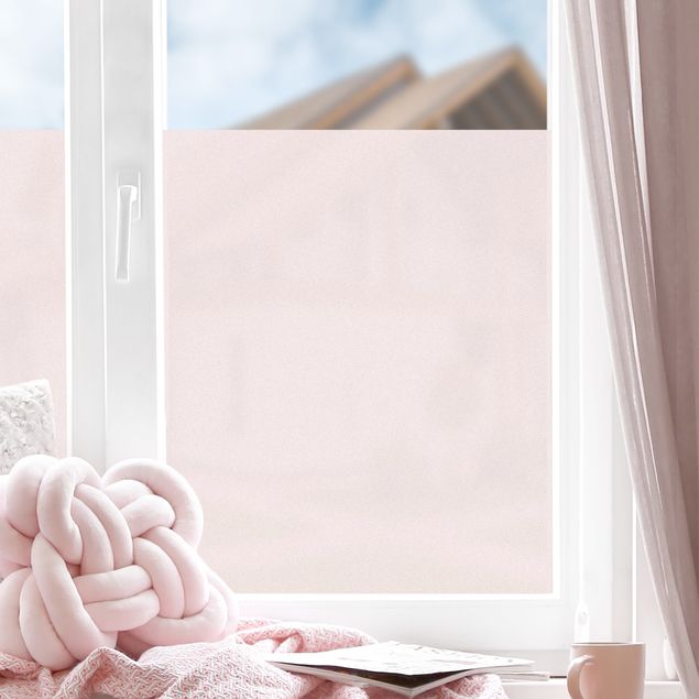 Wanddeko Schlafzimmer Selbstklebender Blickschutz in Rosa