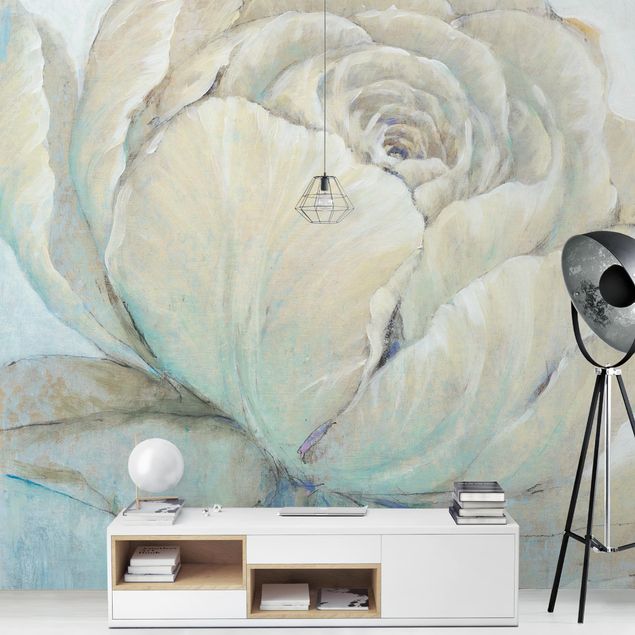 Wanddeko Schlafzimmer Englische Rose Pastell