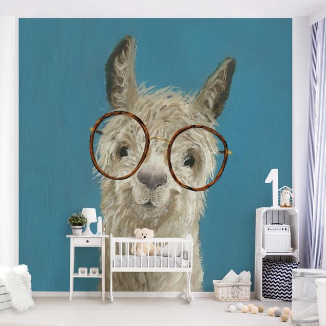 Babyzimmer Deko Lama mit Brille I