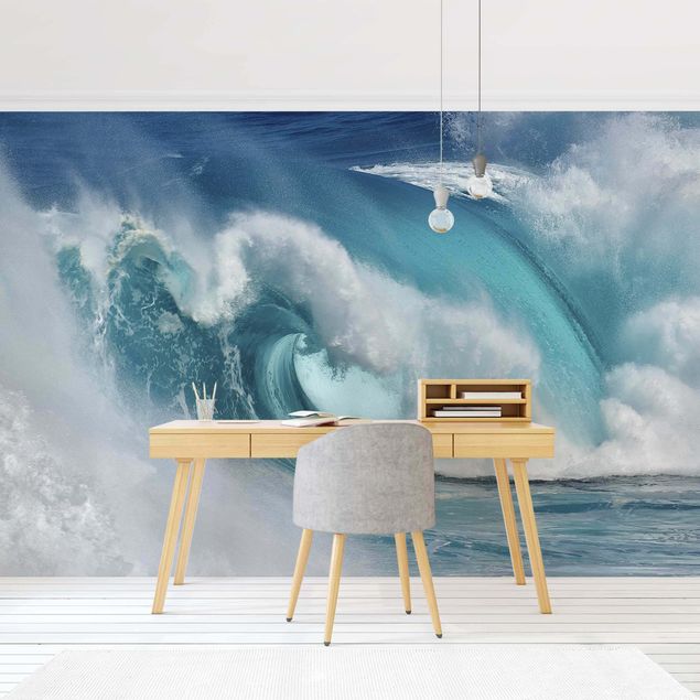 Wanddeko Schlafzimmer Tosende Wellen
