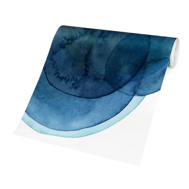 Wanddeko Esszimmer Urknall - blau
